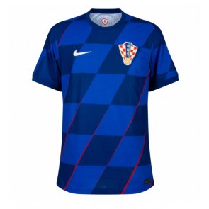 Hrvatska Gostujuci Dres EP 2024 Kratak Rukavima